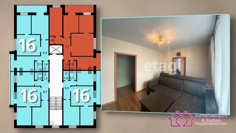 Трехкомнатные квартиры Зато лоджии огромные. И, в принципе, там можно сделать еще одну комнату.